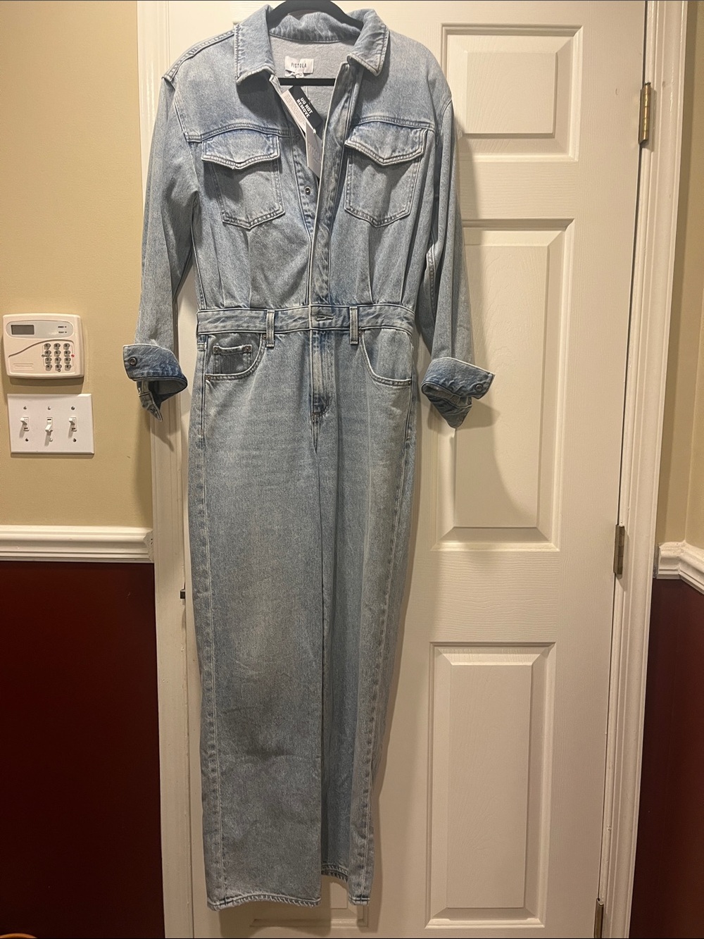 NWT Pistola Light Blue Denim Jumpsuit